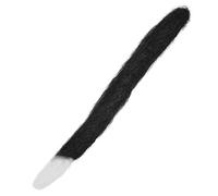 Realistic Black Cat Tail with White Tip (1 Pc.) - Perfect Accessory for Parties, Cosplays, Halloween Events, Costume Parties, & More Halloween