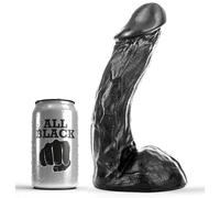 Realistic black curved dildo of 23 cm, Length 230 mm, Width 120 mm, Depth 95 mm, Department Couple, Poids 0.707 Kg, Color Black