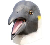 Realistic Black Overhead Rubber Mask Novelty Animal Latex Mask for Animal-themed Parties Halloween Cosplay Party Props