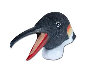 Realistic Black Penguin Overhead Rubber Mask (Pack of 1) - Perfect Accessory for Animal-Themed Parties, World Book Day, Cosplay, Festivals, & Themed Events Halloween Halloween