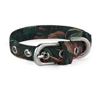 Realistic Botanical Style Dog Collar Quick Release Buckle for Easy on Off. Cat Collar - Adjustable Comfortable.Oxford Cloth Pet Collar for Small Medium Dog and Cat.