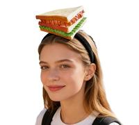 Realistic Bread Hair Band with Life-like Look,Comfortable and Laughable Novelty Costume Hair Ring | Party Cosplay Hairband For Carnival Theme | For Theme Parties Performances
