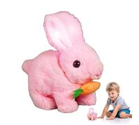 Realistic Bunny Interactive Plush Figures Hopping Robotic Animal Jumping