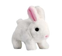 Realistic Bunny Kids Toy - Plush Interactive Rabbit Figure, Cute Stuffed Animal | Perfect Toy Gift With Jumping Motion, Nose Twitch, And Moving Ears, Imaginative Play For And Children