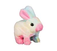 Realistic Bunny, Simulated Rabbit Doll, Stuffed Toy, Hopping Robotic Animal, Interactive Jumping and Twitching Nose with Wiggling Ears for Kids, Collectors, Entertainment Companion