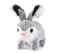 Realistic Bunny Stuffed Animal, Electric Interactive Toy, Sound Producing Plush with Soft Build, Kids Animal Accessory, Cute Plush Toy with Fun Design, Birthday for Girls Children