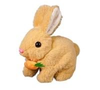 Realistic Bunny Toy That Moves, Easter Interactive Bunny Toy With Shaking Ears, Shaking Ears, Electronic Jumping Rabbit Interactive Toys, Easter Basket Stuffers