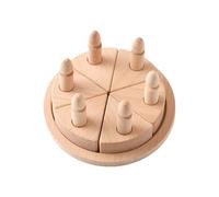 Realistic Cake Playset Natural Beech Wood Enhances Creativity Burrs Freely and for Preschool Nursery Room Decors Hand Eye Coordination Toy