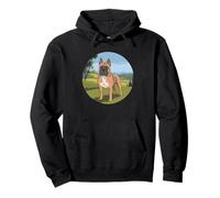 Realistic Cane Corso Dog Portrait Pullover Hoodie