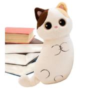 Realistic Cat Plush Stuffed Animal - Soft Faux Kitten Toy, Cute Simulation Pet Pillow, Adorable Decorative Cushion, Lightweight Comfort Companion For Home Desk Bed Sofa Gift Display