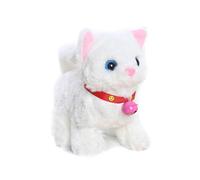 Realistic Cat Robot, Stuffed Animal Interactive Electronic Plush Cat, My Realistic Robot Puppy Kitten Plush, Robot Cat That Act Like Real Cats, for Kids and Adults A