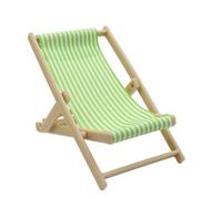 Realistic Chair Miniature Display Zakka Role Play and Display for Dollhouses Enthusiasts, 1/12 Scale, Chair Dollhouses Beach Chair