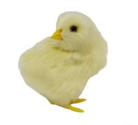 Realistic Chick Animal Doll Simulation Chicken Model Plush Easter Decoration for Home, Garden, Holiday and Collectible(twisted chicken)