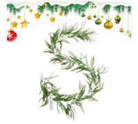 Realistic Christmas Garland | Decorative for Fireplace Hanging Welcome Fireplace, Artificial Cedar Garland with Real Texture - for Fireplace Porch Farmhouse Home Parties