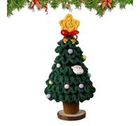 Realistic Christmas Tree | 7-Layer Hand Knitted Christmas Tree in Gradient Colors - Holiday Ornaments for Car Home Tabletop Fireplace Mothers Day Office Indoor