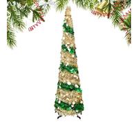 Realistic Christmas Tree | PopUp Artificial Christmas Tree for Holiday Carnival Mothers Day Home Office Decor Indoor Porch Fireplace Corner Apartment
