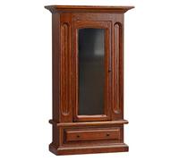 Realistic Clothes Stand Realistic Pretend Play For Kids Role Full Wardrobe Model Toy 1:12 Doll House Accessories Dollhouses Wooden Wardrobe