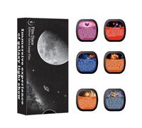 Realistic Constellation,Galaxy Star Projector Night Light Discs,Night Light Galaxy Projector Starry Sky Planetarium Lamp 6 Pack,4K Ultra HD (Device Not Included) (Realistic Constellation -2)