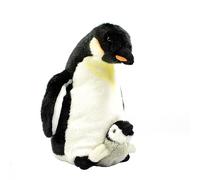 Realistic Cute Emperor Penguin Mother & Baby Plush Toy, Super Soft Stuffed Animal Doll