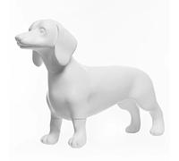Realistic Dachshund Dress Form Mannequin for Indoor Outdoor Dog Clothes Display Decoration