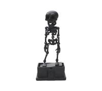 Realistic Dancing Skeleton Aquarium Bubbler, 3D Printed Fish Tank Dance Skull Bubbler Skeleton Statue Halloween Party