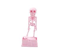 Realistic Dancing Skeleton Aquarium Bubbler, 3D Printed Fish Tank Dance Skull Bubbler Skeleton Statue Halloween Party