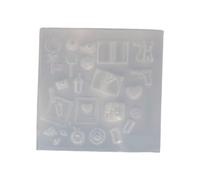 Realistic Design Silicone Nails Art Accessories Mold for Craft Jewelry Making Safe Easy Use Nails Charm Mold Silicone Resin