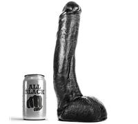 Realistic dildo 29 cm length all black, Width 110 mm, Length 270 mm, Depth 70 mm, Department Couple, Poids 0.676 Kg, Color Black