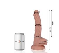 Realistic dildo mr ferocious 12 18.2cm with suction cup, Length 300 mm, Width 170 mm, Depth 80 mm, Department Couple, Color Nude