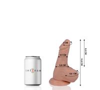 Realistic dildo mr intense 14 cm with suction cup, Length 300 mm, Width 170 mm, Depth 80 mm, Department Couple, Color Nude