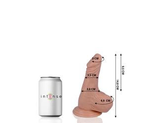 Realistic dildo mr intense 14 cm with suction cup, Length 300 mm, Width 170 mm, Depth 80 mm, Department Couple, Poids 0.396 Kg, Color Nude