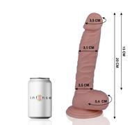 Realistic dildo mr intense 19 20cm with suction cup, Length 300 mm, Width 170 mm, Depth 80 mm, Department Couple, Poids 0.536 Kg, Color Nude