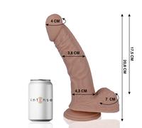 Realistic dildo mr intense 23 size 20.8cm with suction cup, Length 300 mm, Width 170 mm, Depth 80 mm, Department Couple, Poids 0.603 Kg, Color Nude