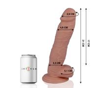 Realistic dildo mr intense 24 21 centimeters with suction cup, Length 300 mm, Width 170 mm, Depth 80 mm, Department Couple, Poids 0.486 Kg, Color Nude