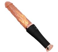 Realistic Dildo Vibrator - Heated & Vibrating & Stretching 3-in-1 Vibrator Waterproof Vibrating Sex Toys Male Female Erotic Toys