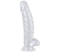 Realistic Dildo with Strong Suction Cup,Dilos Sex Toy for Women,Men Anal Dildo Anal Plug,Masturbator Dildo Large Long,Adult Anal Gay Couple Sex Toys for Women Men (L)