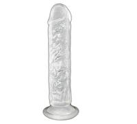 Realistic Dildos Sex Toys, 20cm Lifelike Flexible Soft Dildo, Powerful Suction Cup Dildo Sex Toy for Men Women Couples Vaginal G Spot Anal Butt, Fixed on The Table, Tiles, and Door