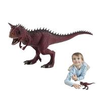 Realistic Dinosaur Models, Dinosaur Toy Model | Carnotaurus Triceratops Desktop Ornament | Realistic Looking Dinosaur Animal Models Decorations for Collection