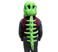 Realistic Dinosaur Skeleton Costume, Role Playing Clothing, Dress Up with Sturdy Feature, Performance Accessory, Elegant Comic Ornament with Modern Style, Haunted Event Organizer for Content Creators