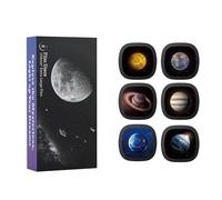 Realistic Discs - Discs for Ainael Galaxy Projector, 5k Ultra HD Slide for Home Planetarium, 6 Discs Set without Projector (Solar System 1)