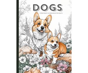 Realistic Dogs and Landscapes Coloring Book, a Nature & Wildlife Coloring Activity for Teens, Adults & Seniors: Grayscale Cute Puppies, Pets, Animals ... Book Set for Teens Adults and Seniors)
