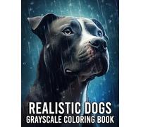 Realistic Dogs Coloring Book: World of Pet Coloring Pages Featuring Realistic Portraits, Detailed Canine Designs, and Relaxing Illustrations for Adults