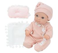 Realistic Doll, Dress Up Pretend Play Figure, Handcrafted Textile Clothes Set, Creative Mindfulness Companion, Nursery Education Accessory, Home Gear, Peach 190ml Size Solution