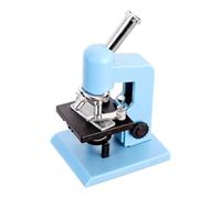 Realistic Dollhouse Microscope Model - Miniature Educational Toy, Durable Plastic, Perfect for Kids' Play and Desktop Decoration, 1.4 x 2 Inches