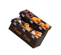 Realistic Dollhouses Cake Display Shelf Structure Miniature Furniture Decorative Props Tiny Dessert Stand Dollhouses Accessories