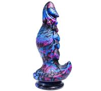 Realistic Dragon Dildo - 9.8 Inch Silicone Realistic Large Fantasy Dildo, Big Suction Cup, Textured,G-Spot Stimulator, Thick Anal Dildo, XL Huge Adult Sex Toy for Women,Men and Couples…