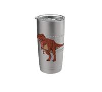 Realistic Drawing of Tyrannosaurus Rex Stainless Steel Insulated Tumbler