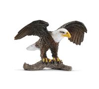 Realistic Eagle Play Figure - Bird Model, Hand-Painted Raptor Toy | Educational Collectible Set Piece, Interactive Wildlife Study Tool, Sitting Perching Display Sculpture Accessory