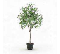 Realistic Eucalyptus Tree Artificial in Pot 150 cm Artificial Plants | With silk leaves, easy to clean, large decorative artificial plant for living room, office, balcony, garden - modern home