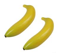 Realistic Fake Banana 2-Pack Foam Fruit Decor